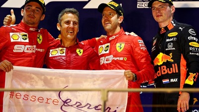 Vettel-Leclerc: è doppietta Ferrari a Singapore
