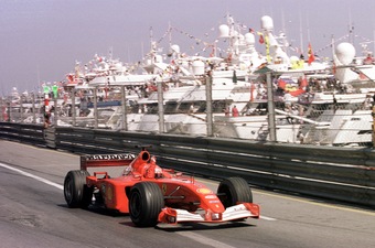 Schumacher e il tris di vittorie Ferrari a Monaco