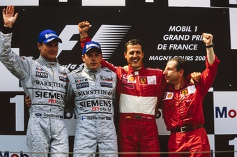 Schumacher e il quinto titolo iridato