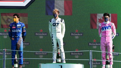 Gasly-Sainz, emozioni a Monza