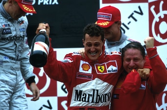 Schumacher e il primo titolo iridato in Ferrari