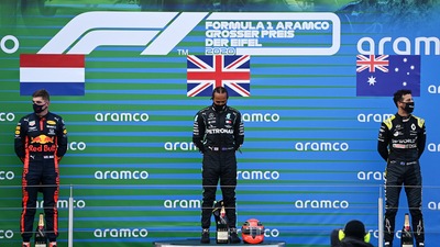 F1 Eifel, Hamilton eguaglia le 91 vittorie di Schumacher