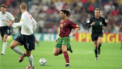 Portogallo-Inghilterra Euro 2000, remuntada con Rui Costa e Figo al top