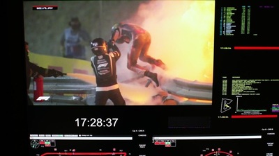 L'incidente di Grosjean in Bahrain e la visita di Vettel in ospedale