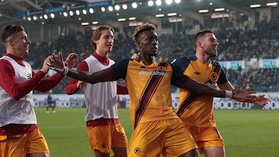 Roma show con l'Atalanta