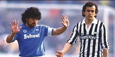 Maradona contro Platini, le sfide da leggenda