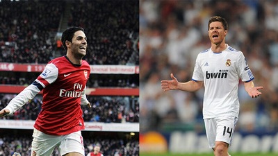 Arteta e Xabi Alonso, gli amici al vertice