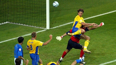 Il tacco di Ibra a Euro 2004