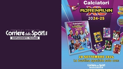 Calciatori Adrenalyn XL 2024-25, la bustina speciale solo con il Corriere dello Sport-Stadio