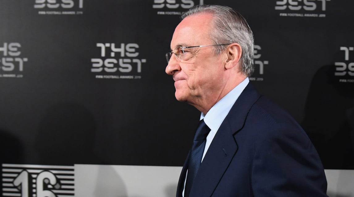 Florentino Perez sulla strada di Bernabeu
