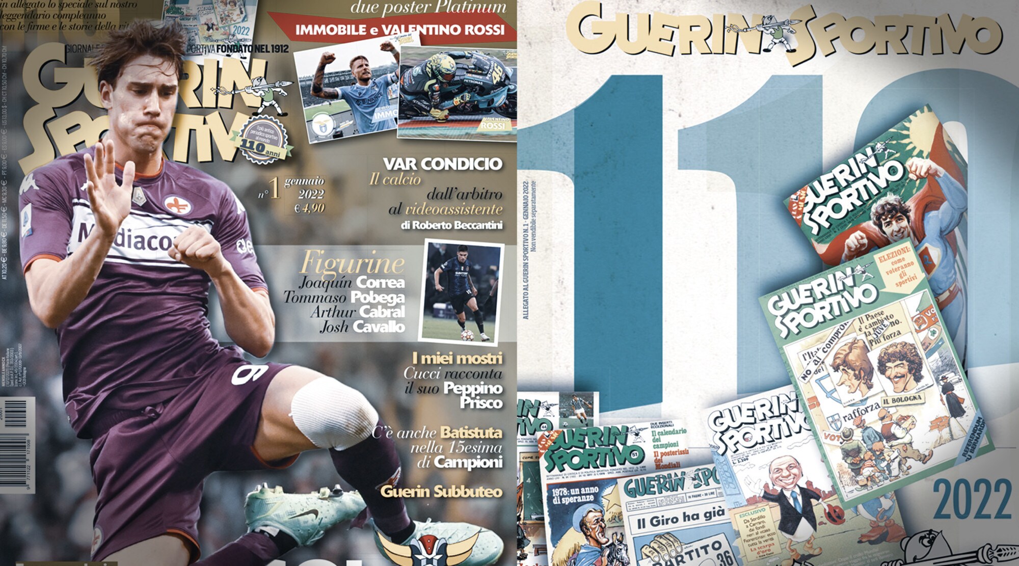Guerin Sport Extra 1-2005 GATTUSO-90 Années Livorno-Riquelme-Chivu +Film