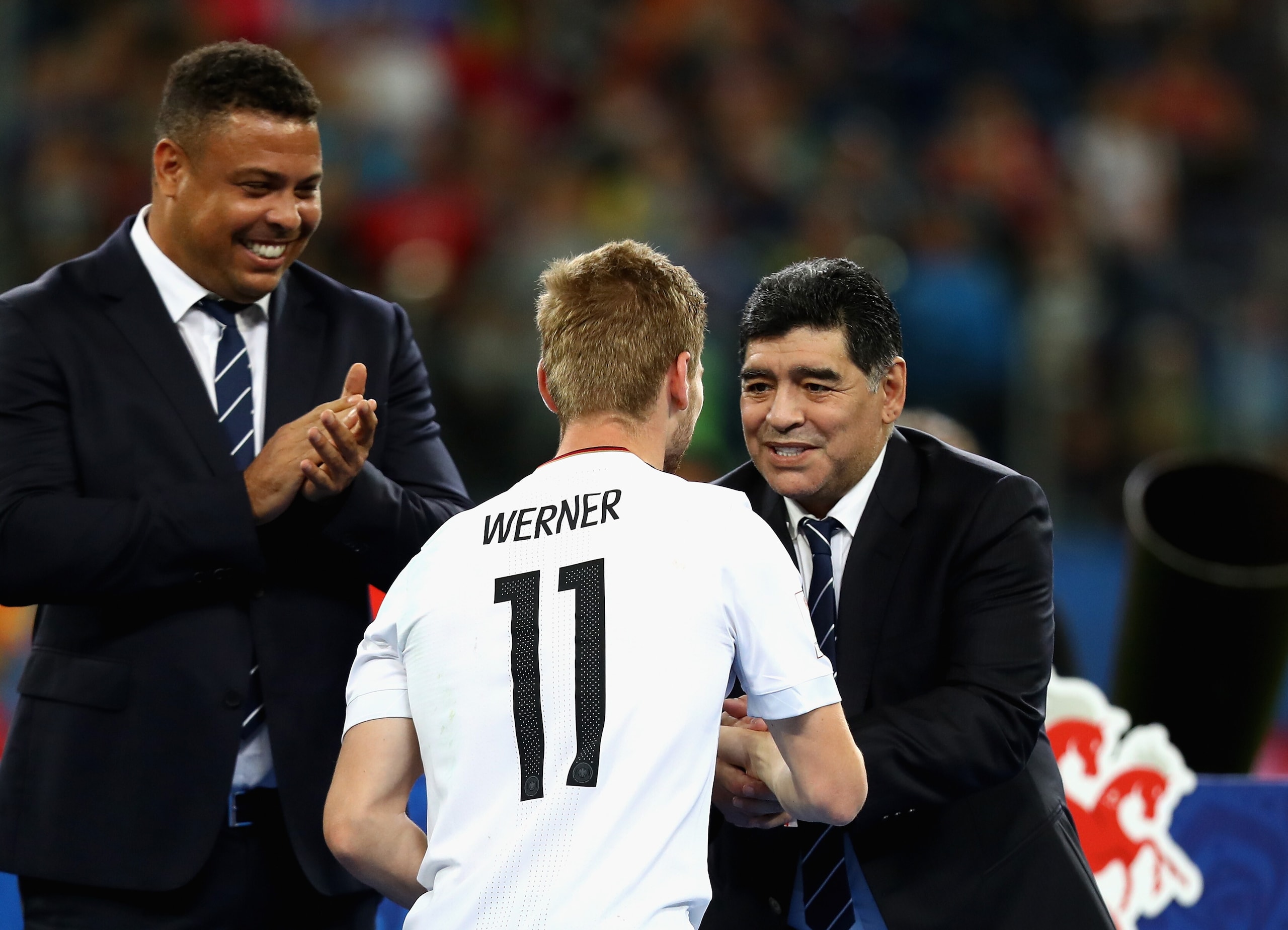 Diego Armando Maradona e "il Fenomeno" Ronaldo Luís Nazário de Lima