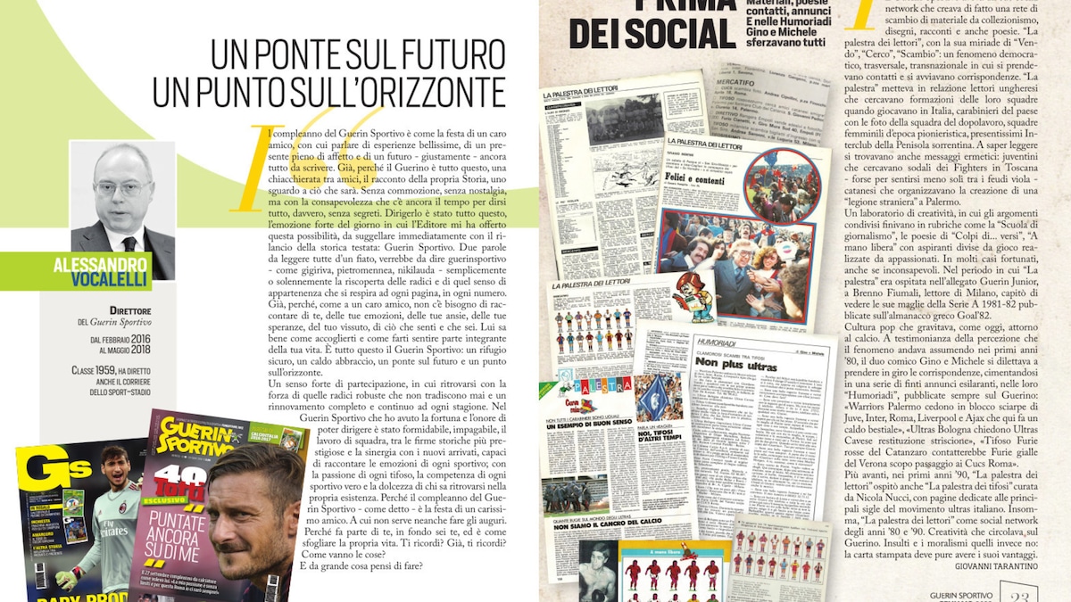 Guerin Sportivo Année 1995 N°38 (1063) Vialli Weah Duel Entre Géants