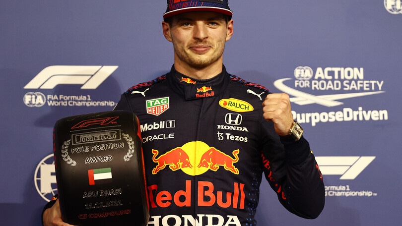 F1 Abu Dhabi: Verstappen e la decima pole stagionale