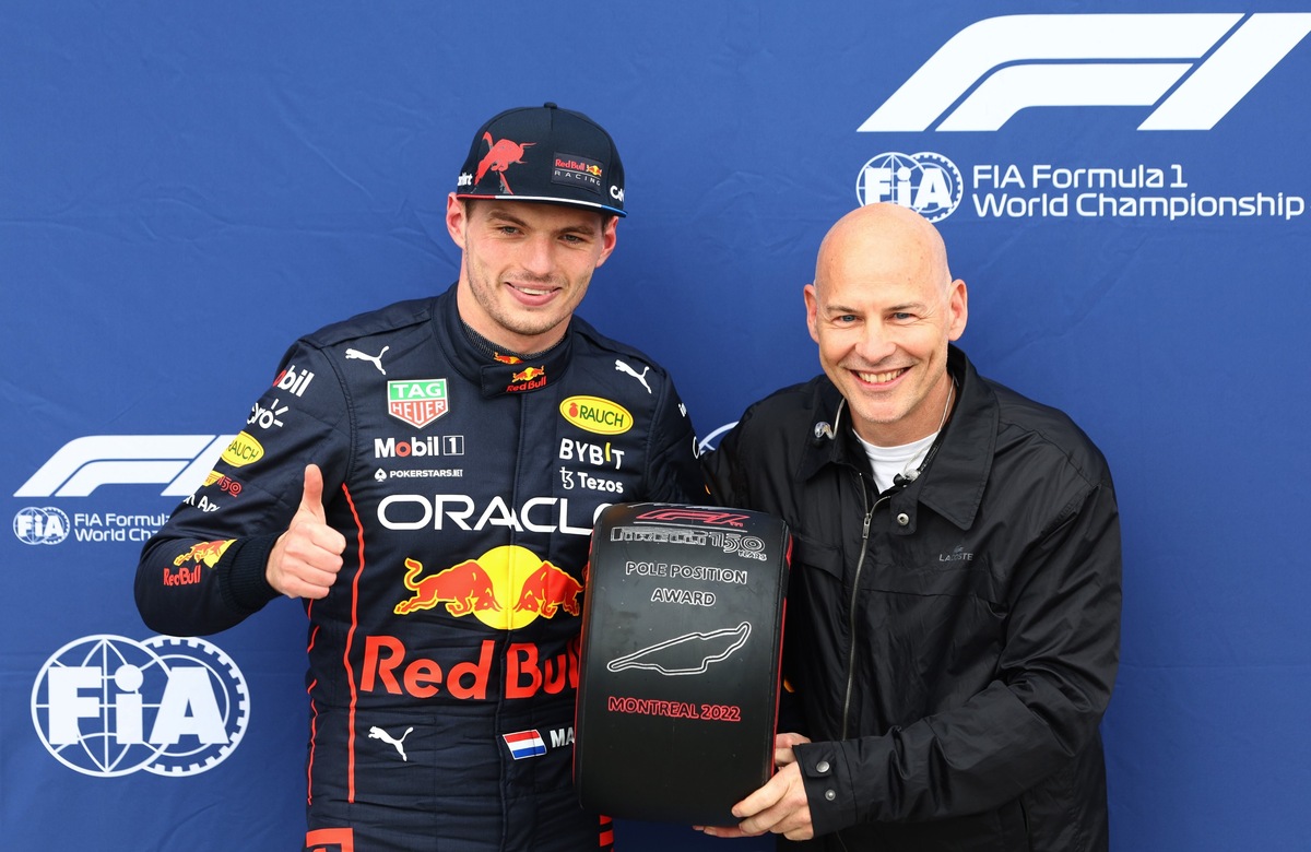 Verstappen e la prima pole in Canada