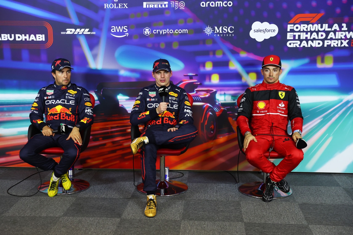 F1 Abu Dhabi: Verstappen in pole, Perez davanti a Leclerc