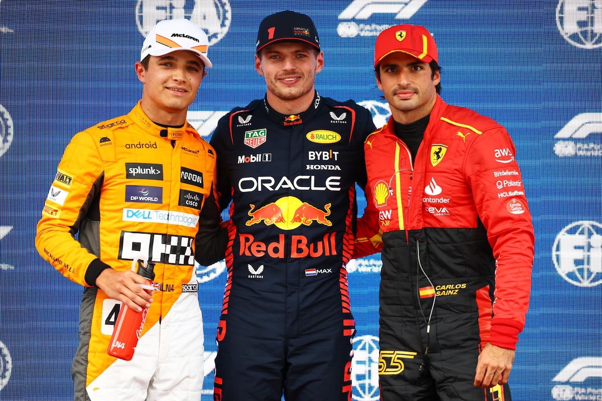 F1 Spagna: Verstappen in pole, Sainz secondo