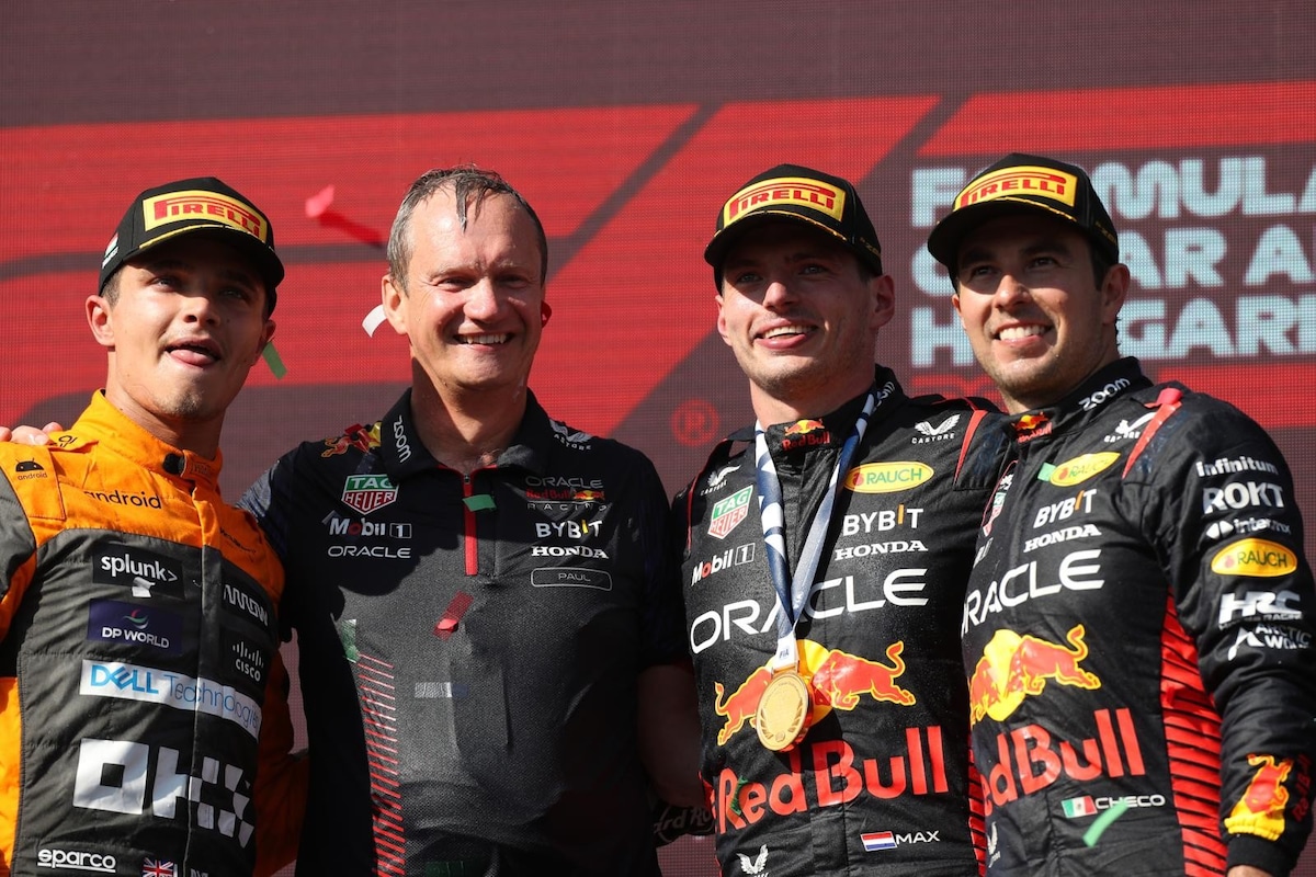 F1 Ungheria: vince Verstappen, Norris e Perez sul podio