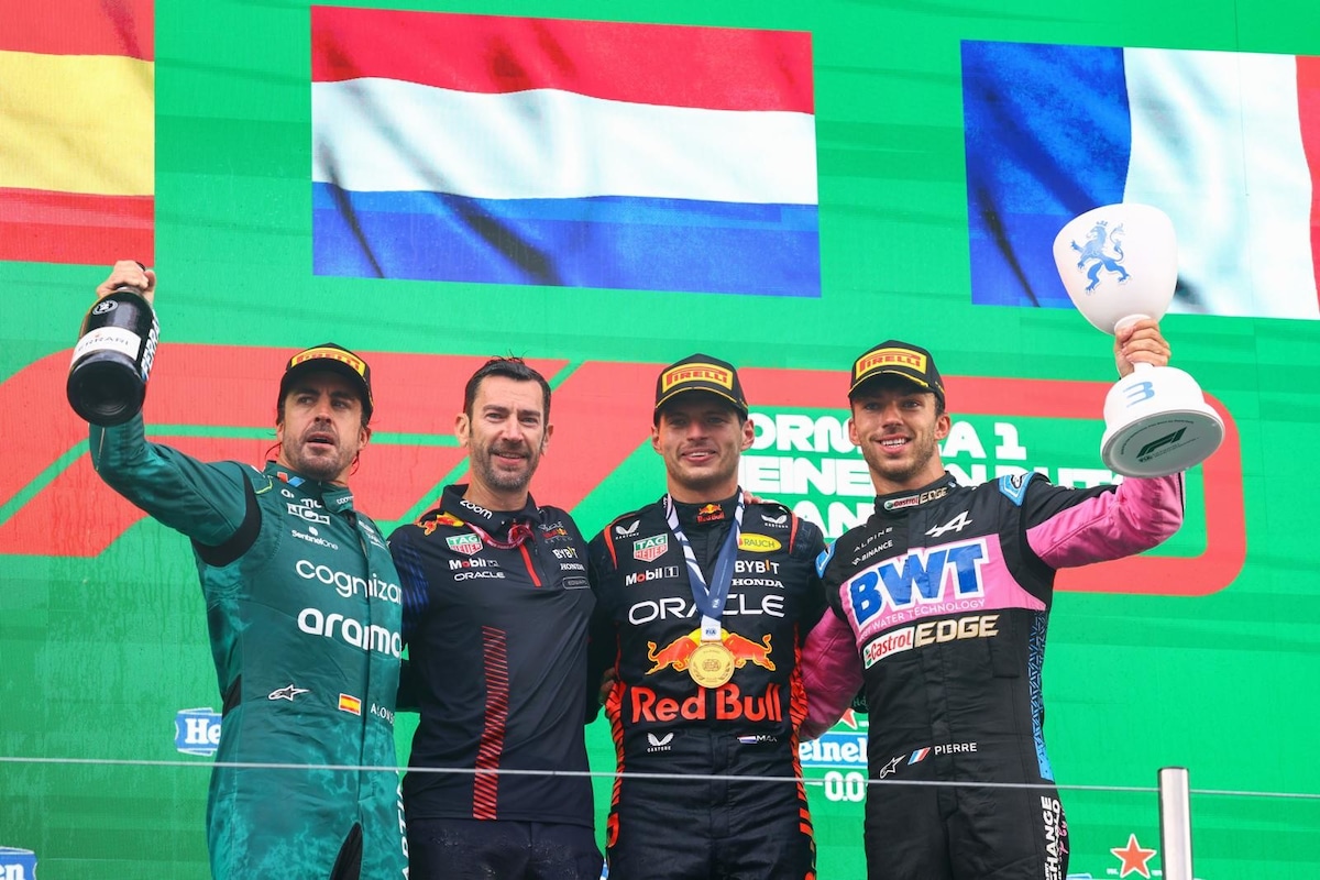 F1 Zandvoort: vince Verstappen, Alonso e Gasly sul podio