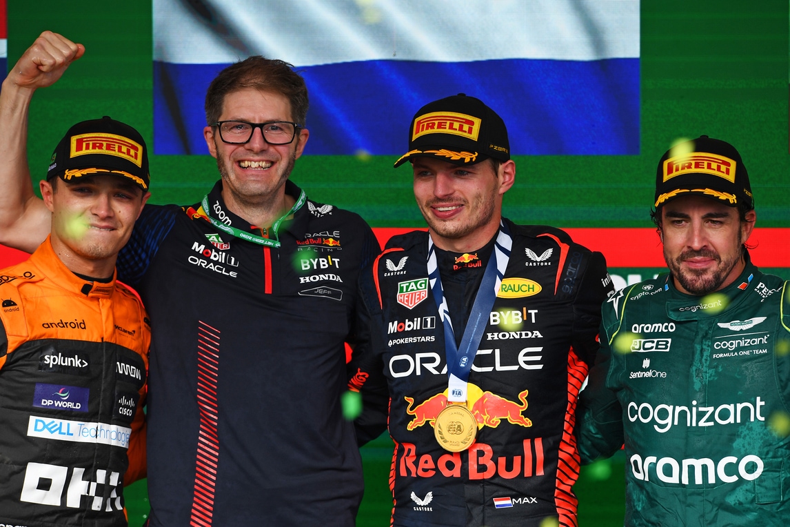 F1, Gp San Paolo: vince Verstappen, Alonso torna sul podio
