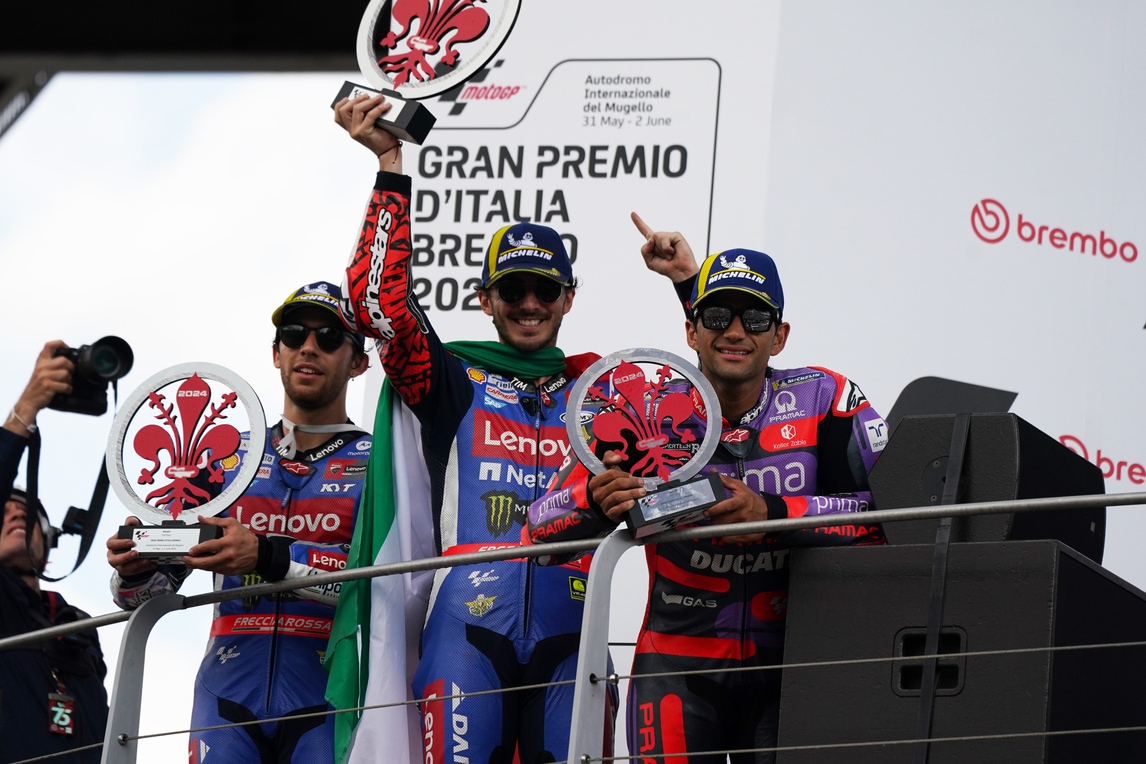 MotoGP: la doppietta Ducati al Mugello e l’approdo di Martin in Aprilia