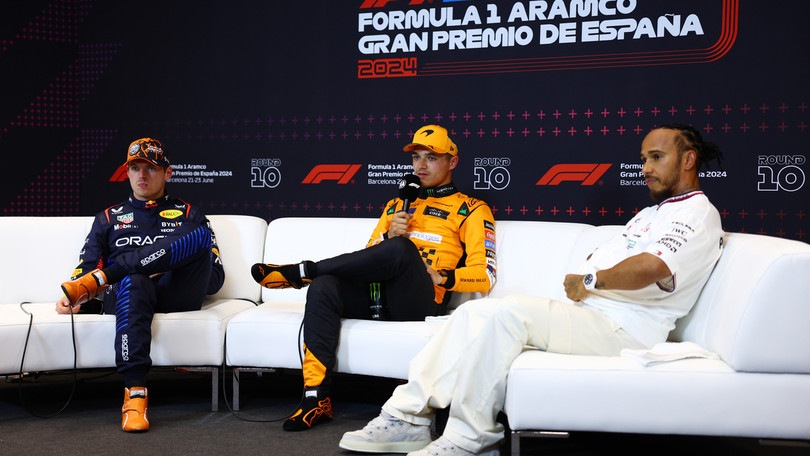 F1 Spagna: Norris in pole davanti a Verstappen, Ferrari in terza fila
