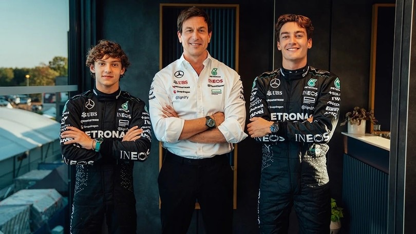Andrea Kimi Antonelli pilota ufficiale Mercedes nel 2025