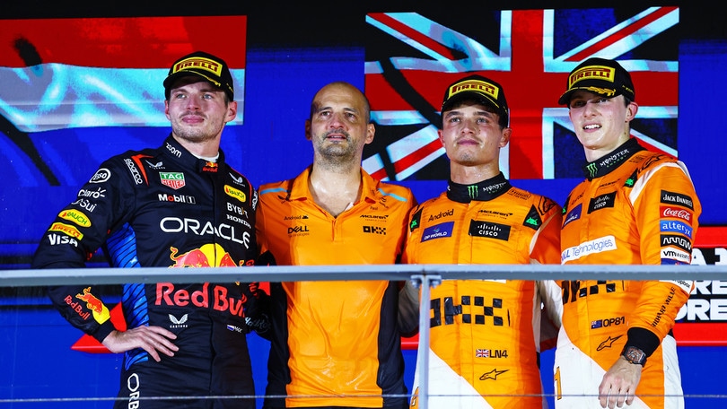 F1 Singapore: dominio Norris, Verstappen secondo