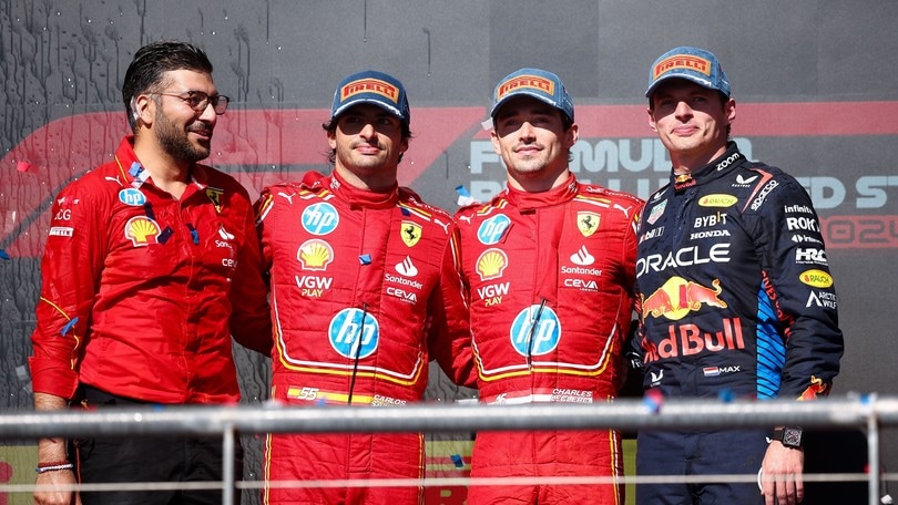 Leclerc-Sainz: è doppietta Ferrari a Austin!