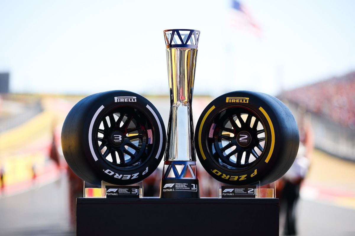 Pirelli e la sostituzione last minute dei trofei di Austin