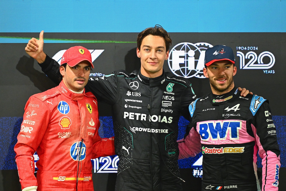 F1 Las Vegas: Russell in pole davanti a Sainz e a Gasly