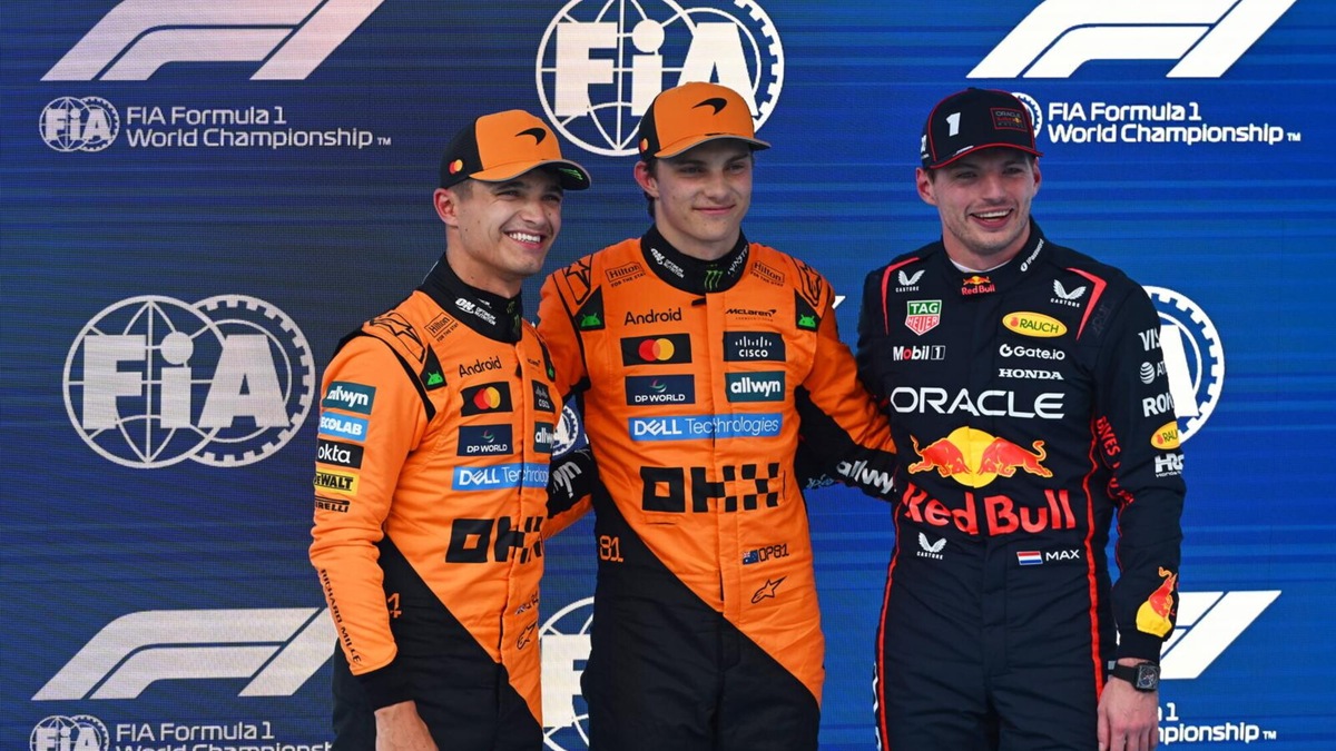 F1 Spagna: Piastri in pole davanti a Norris e a Verstappen