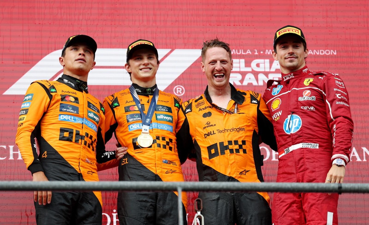 F1 Belgio: vince Piastri davanti a Norris, Leclerc terzo