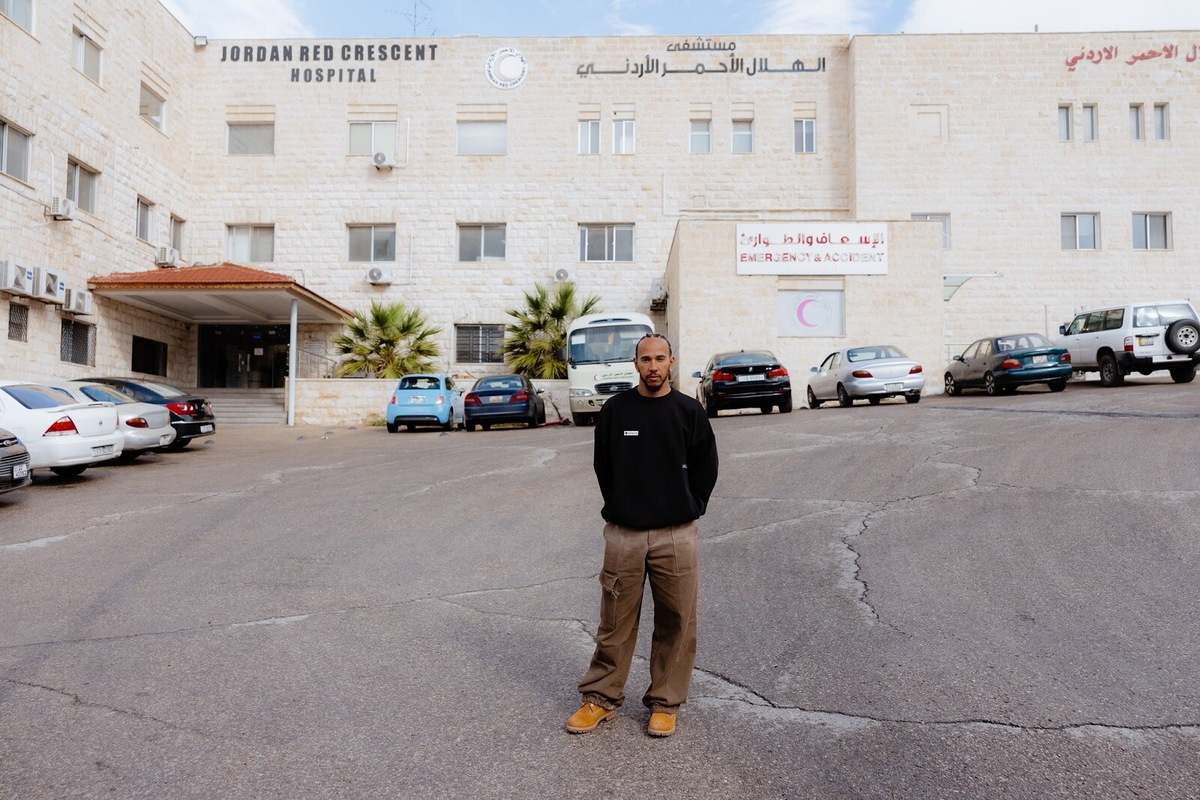 Lewis Hamilton e gli aiuti umanitari per la popolazione di Gaza