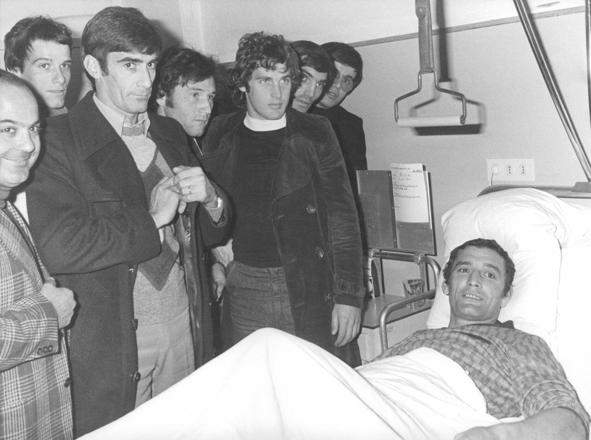 Un crac improvviso per un contrasto: così Gigi Riva smise di giocare