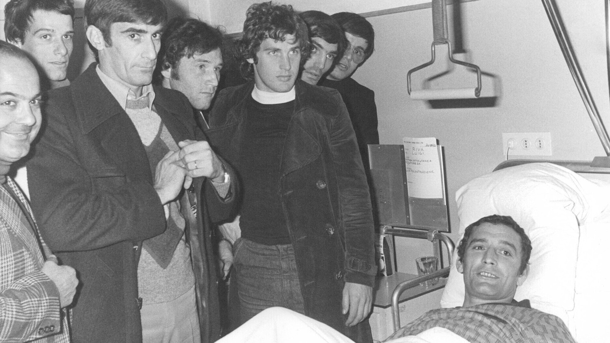 Un crac improvviso per un contrasto: così Gigi Riva smise di giocare