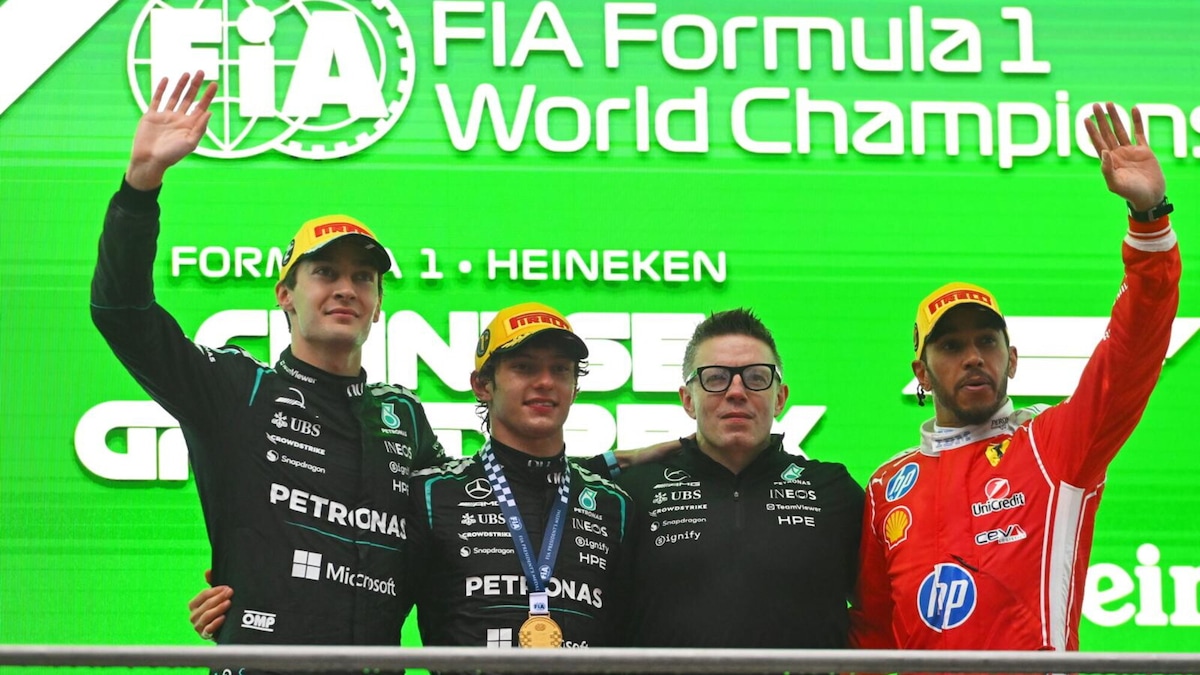 F1 Cina: prima vittoria per Antonelli, Hamilton terzo 