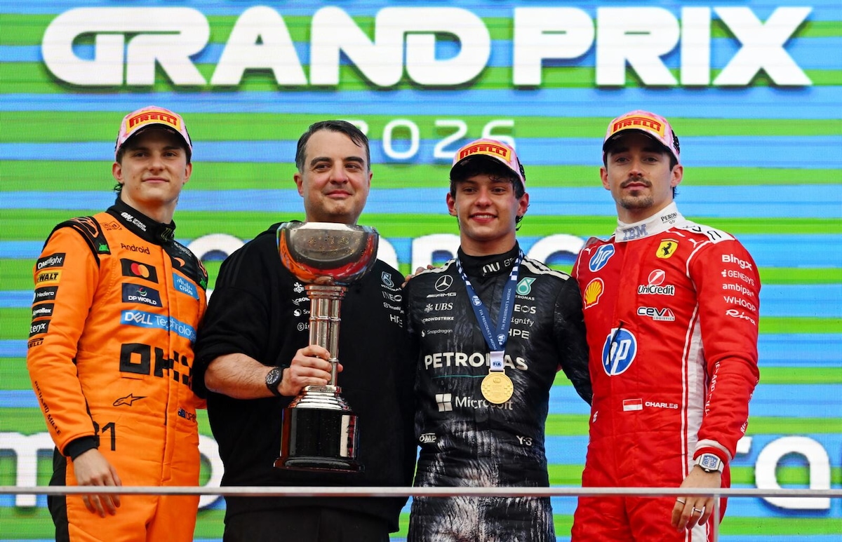 F1 Giappone: vittoria e testa del Mondiale per Antonelli