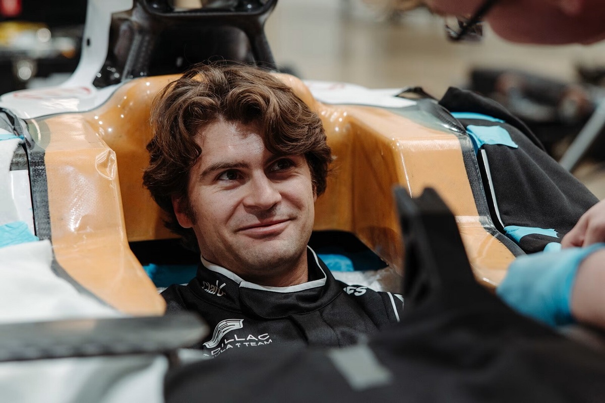 Colton Herta e le quattro FP1 al volante della Cadillac
