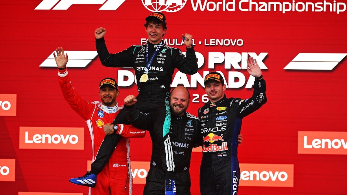 F1 Canada: vince Antonelli, Hamilton secondo