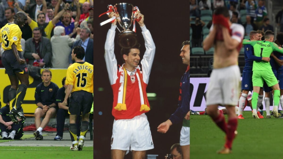 Arsenal, le finali europee: solo 2 vittorie su 7