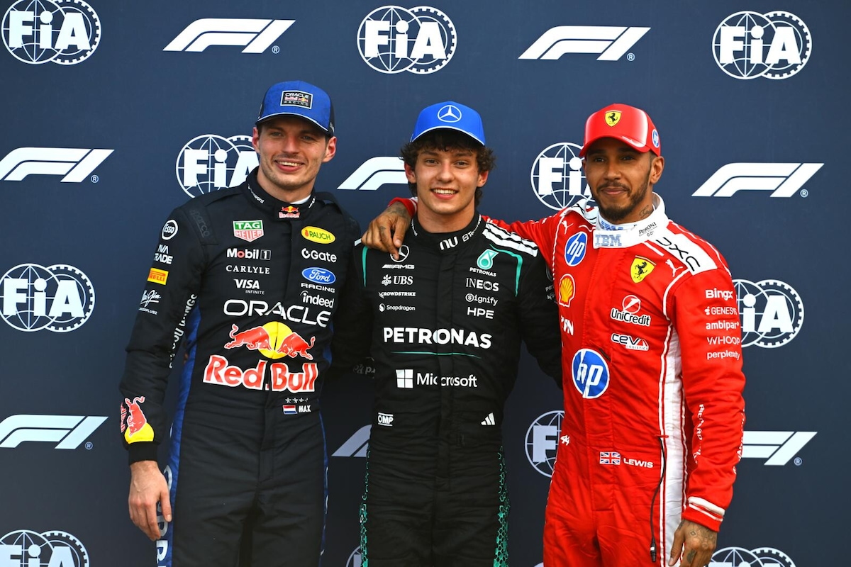 F1 Monaco: Antonelli in pole, seconda fila Ferrari