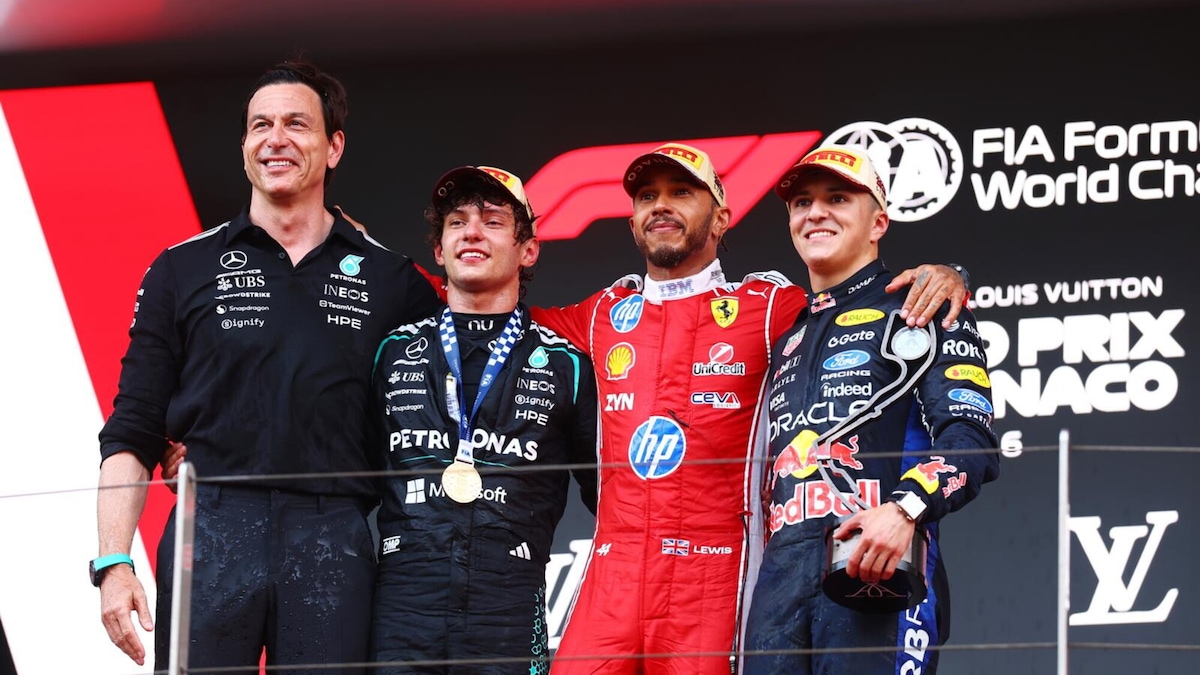 F1 Monaco: vince Antonelli, Hamilton secondo