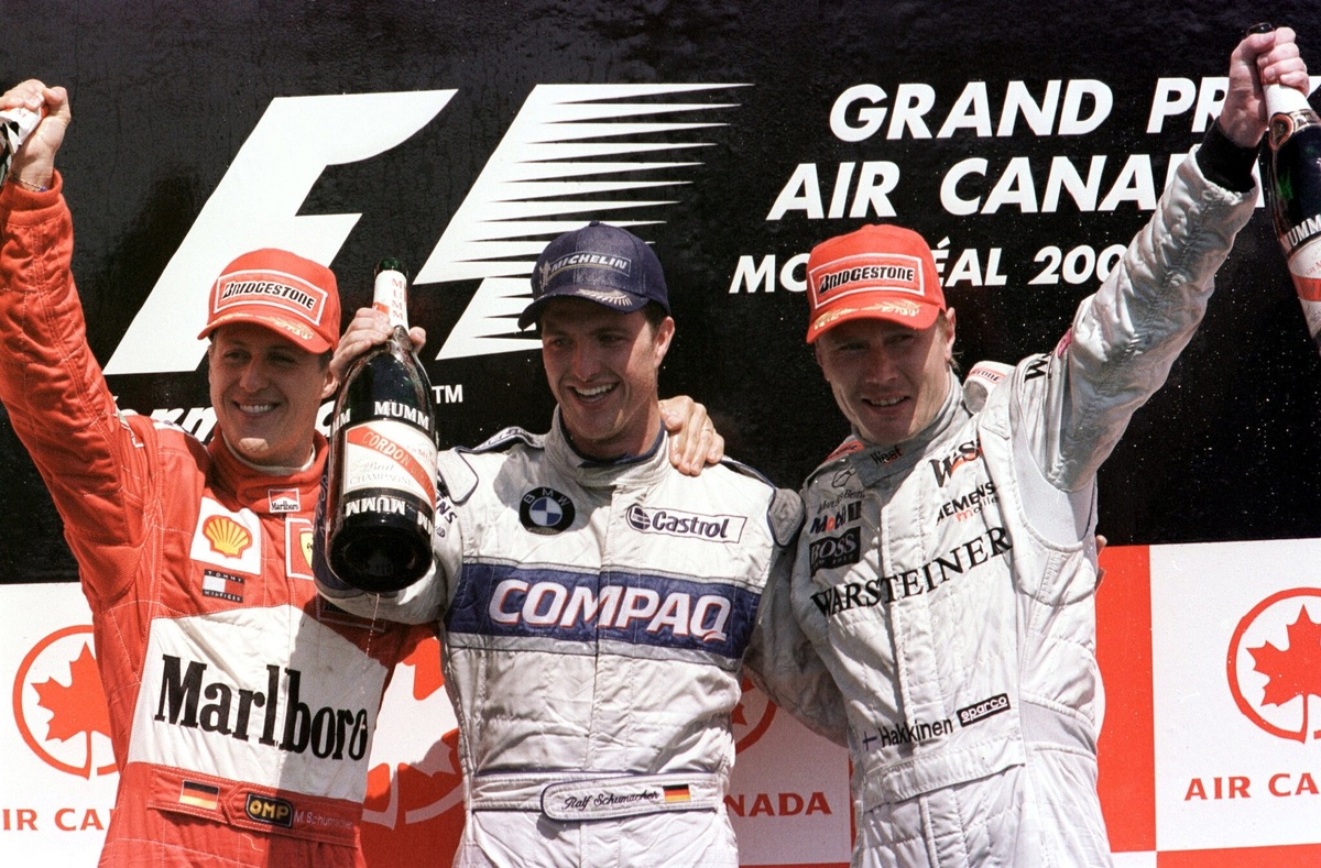 F1 Canada 2001: la prima doppietta dei fratelli Schumacher
