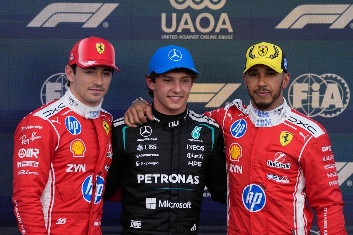 F1 Silverstone: Antonelli in pole davanti a Leclerc e a Hamilton