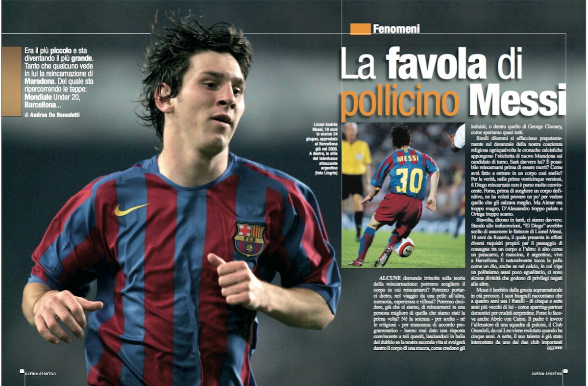 Il Guerin Sportivo Racconta - La favola di pollicino Messi