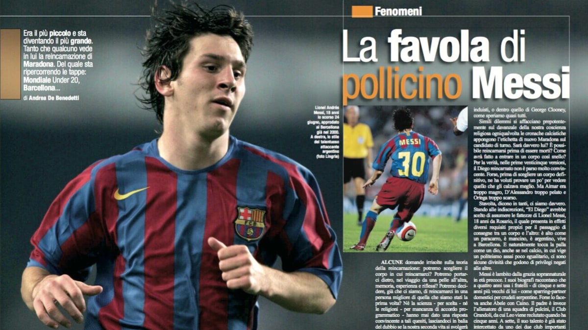 Il Guerin Sportivo Racconta - La favola di pollicino Messi