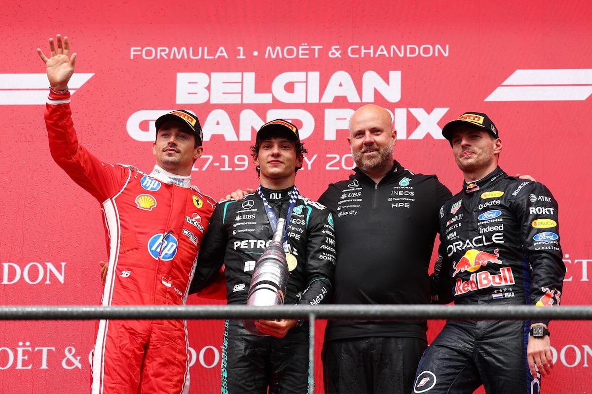 F1 Belgio: la vittoria di Antonelli e il secondo posto di Leclerc a Spa