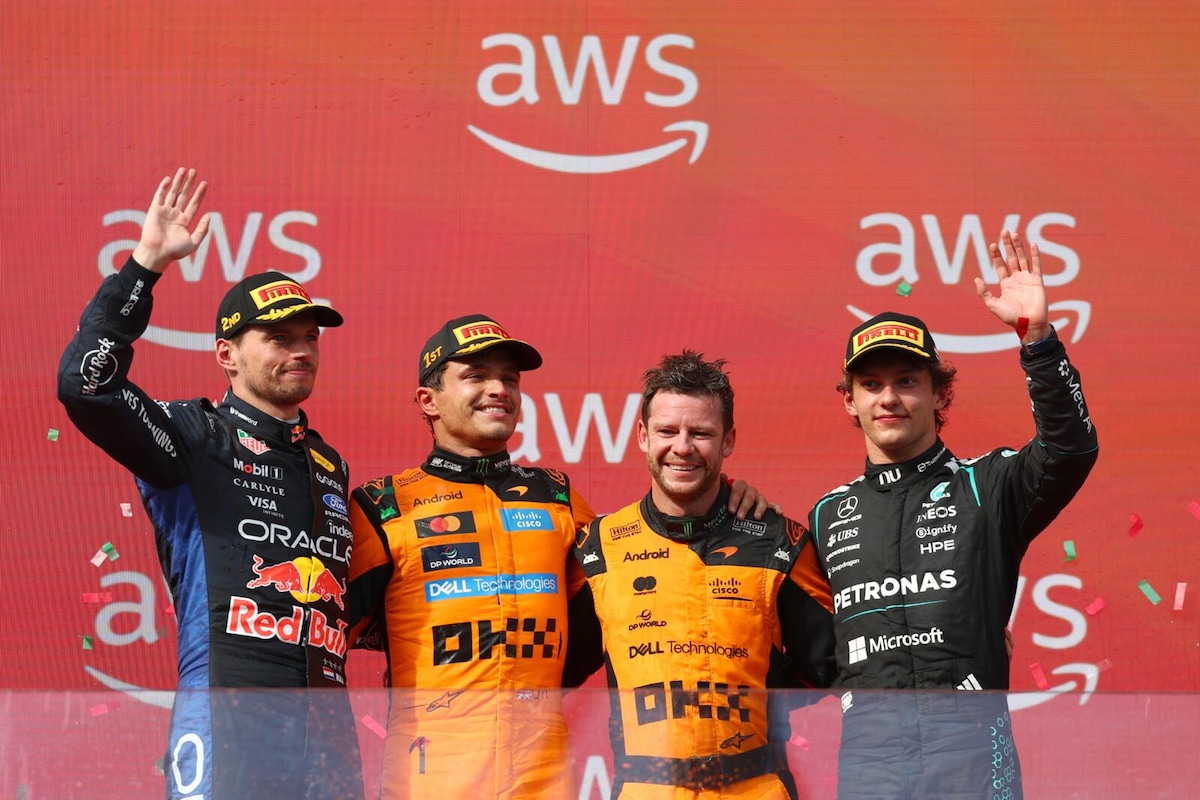 F1 Ungheria: vince Norris, Verstappen e Antonelli sul podio