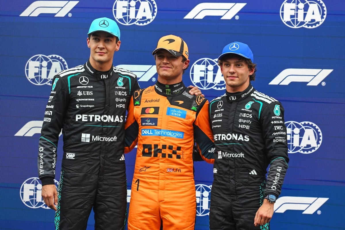F1 Zandvoort: Norris in pole davanti alle Mercedes, Ferrari in terza fila